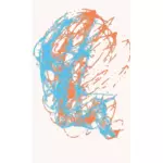 Abstract painting vector image
